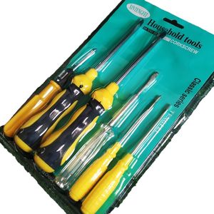 XINTENGFEI <b>Screwdriver</b> <b>Set</b> 6 Piece Industrial Grade Flat Head Tools Household Repair Kit - Product Image 5