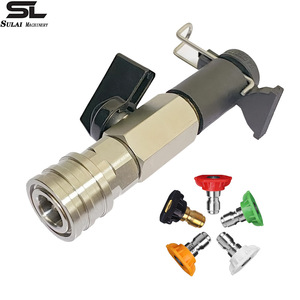 Adaptateur de buse de nettoyeur haute pression Sulai Machinery en acier inoxydable 160 bars pour Karcher série K, nettoyage de voitures - Product Image 1