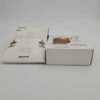 Boîtes auto-érectrices en carton personnalisées pour savon/éponge, fabriquées en Chine, avec fenêtre découpée, impression quadricolore, matériaux recyclés