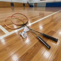 Raquette de badminton en fibre de carbone haut de gamme OEM personnalisée, manche S3, cordes durables, procédé de mousse dure, poids 6U, tension 32 LBS