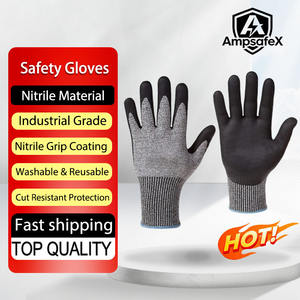 Gants de travail anti-coupure personnalisables, revêtement polyuréthane, niveau 2 ANSI/ISEA, vente en gros directe d'usine pour la cuisine et l'extérieur - Product Image 1