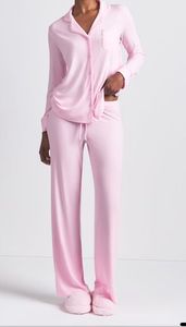 Conjunto de Pijama Personalizado de Algodón de Alta Calidad para Mujer, Ropa de Dormir de Bambú, Suave y Transpirable, Fabricante Mayorista OEM ODM - Product Image 4