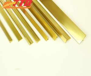 Embellecedor de piso de latón Tiras de moldura de latón respetuosas con el medio ambiente-Venta al por mayor de Fábrica-Diseño personalizado, tamaño y estilo Ttd Brass - Product Image 2