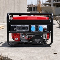Générateur à essence portable 3KW 4KW 5KW, générateur à essence 220V 50Hz 60Hz AVR pour l'alimentation de secours à domicile