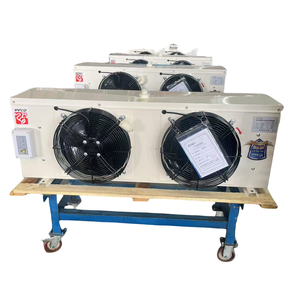 Refroidisseur d'air industriel par évaporation d'eau en aluminium Système de refroidissement par évaporation à deux ventilateurs pour chambre froide Prix compétitif Moteur à noyau - Product Image 6