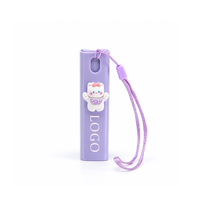 Botol Semprot Mini Lucu 10 ml Custom, Kaca+Plastik PP, dengan Tali Gantung untuk Body Mist, Parfum, dan Semprotan Pelembap