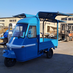<span class=keywords><strong>Remolque</strong></span> de Comida Piaggio Ape de Grado Comercial con Mezcladora de Masa, Certificado CE, para Frappés y Carritos de Hot Dogs - Product Image 1