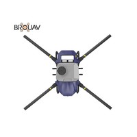 BROUAV Agriculture Quad Copter Drone Cadre F450 Pompe Pulvérisateur Gear Core Composants 20kg 3 Mois de Garantie Facile à Utiliser