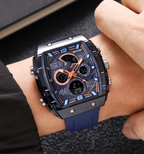Montre sport numérique à double fuseau horaire SKMEI 2603 tendance pour homme, noire, personnalisée, résistante à l'eau 5 ATM, bracelet - Product Image 5