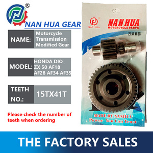 Set Ingranaggi Trasmissione Racing ad Alte Prestazioni 18/19x39T 15/16x42T 17x41/42T per Scooter HONDA DIO <span class=keywords><strong>ZX</strong></span> 50 AF18 AF28 AF34 AF35 - Product Image 4