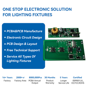 Solução Eletrônica Personalizada Completa para Lâmpadas de Mesa e Lâmpadas de Parede com <span class=keywords><strong>Dimmer</strong></span>, Incluindo Placa de Circuito Impresso (PCB) e Placa de Circuito Impresso Montada (PCBA), com Suporte Técnico Gratuito. - Product Image 5