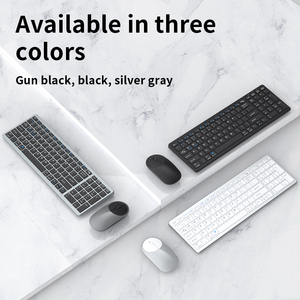 ชุดคีย์บอร์ดและเมาส์ไร้สายแบบพกพา ชาร์จผ่านพอร์ต Type-C ลดราคาสุดคุ้ม - Product Image 3