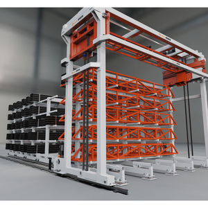 Profilo industriale sistema di magazzino in acciaio su misura tubi impilamento <span class=keywords><strong>rack</strong></span> per macchina di taglio Laser - Product Image 4