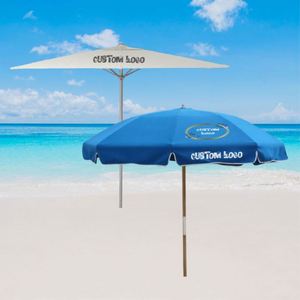 Grand parasol de jardin portable 6 pieds, parasol de plage au design moderne, parasol de protection solaire - Product Image 1