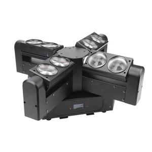 Projecteur de scène à tête mobile à huit yeux 200W pour extérieur, éclairage de scène à tête mobile, cyclones de lumière à œil infini - Product Image 3