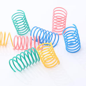 Jouet <span class=keywords><strong>pour</strong></span> <span class=keywords><strong>chat</strong></span> à ressort en spirale en plastique lourd durable Jouet de mouvement interactif Sp coloré <span class=keywords><strong>pour</strong></span> garder les chats en forme et tuer le temps - Product Image 2