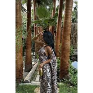 PARDUS Halter Neck Satin <b>Dress</b> Crocheted Technique High Spandex Translucent <b>Spaghetti</b> <b>Strap</b> Solid Light XS XL Available Order - Product Image 1