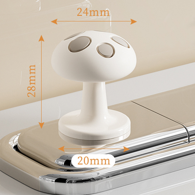 Toilet flush button [Small Pearl White]