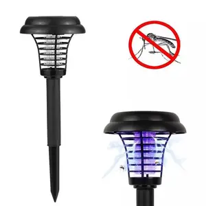 Durlitecn Factory Wholesale IP65 LED Solar Electric Shock Mosquito Killer Lamp For Garden