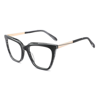 BONA Multiple Spécifications Feuille Lunettes Cadres À La Mode Portable Acétate Métal Mix Lunettes pour Femmes Adultes Usage Quotidien