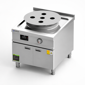 Commercial Five Hole Steaming <b>Stove</b> Stainless Steel Electric Bun Steamer with Digital Display for Restaurant Dim Sum Kitchen - Product Image 1
