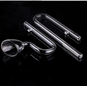 Tubo de Vidrio para Acuario Estilo ADA de 13/17 mm, Tubo de Entrada y Salida de Agua en Forma de Campana para Cilindro de Plantas Acuáticas, Elimina la Película de Aceite - Product Image 2