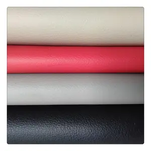 جلد للسيارة أو الحافلة قماش جلدي منسوج للمقاعد لأريكة Dingxin سادة عالية الجودة من مادة PVC من جلد الغزال الصناعي