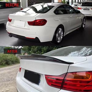 สปอยเลอร์หลัง BMW F32 สีดำ ABS ทรง Ducktail พร้อมเทปติดตั้ง 3M - Product Image 2