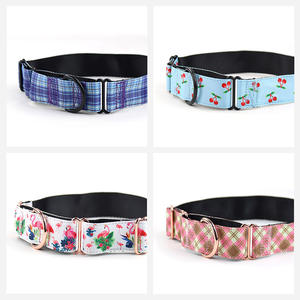 개별 도매 판매 2인치 버클 없는 그레이하운드 패턴 마틴게일 개 목걸이 - Product Image 3