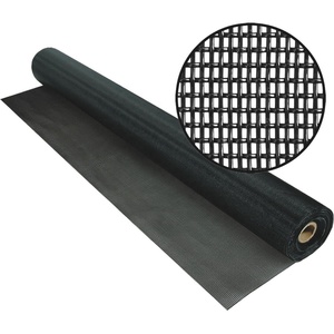 Écran en métal noir pour animaux de compagnie, rouleau de <span class=keywords><strong>tissu</strong></span> de porte rétractable, filet en Polyester, moustiquaire pour animaux de compagnie, maille - Product Image 1