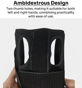 Muñequera ajustable para túnel carpiano con soporte de placa de aluminio para alivio del dolor de mano <span class=keywords><strong>derecha</strong></span> o izquierda, <span class=keywords><strong>artritis</strong></span>, tendinitis, esguinces - Product Image 5