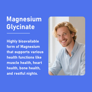 Private Label Magnesium Glycinate Capsules with Magnesium Balance Muscle Helps <b>your</b> Body and Good in Stress Relief Health - Product Image 3