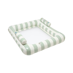 Tùy chỉnh PVC Inflatable nổi bãi biển hồ bơi mặt trời nổi giường có thể gập lại đôi mặt nước boong ghế - Product Image 6