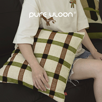 Housse de coussin de canapé en coton 100% avec motif d'hirondelle moderne, broderie d'oiseaux colorés, housse de coussin décorative pour salon, décoration de la maison