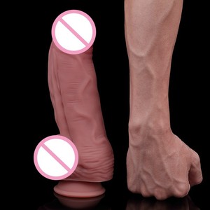 Hochwertiges flüssiges Silikon Big Dildo Sexspielzeug für Erwachsene für Frauen Künstlicher Gummi <span class=keywords><strong>Penis</strong></span> Weibliches Spielzeug für Erwachsene - Product Image 4