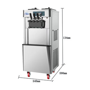 New 3 Flavor Commercial Automatic Soft Serve <b>Ice</b> <b>Machine</b> Italian Creme Making Machinery for Business <b>Ice</b> <b>Machine</b> - Product Image 2