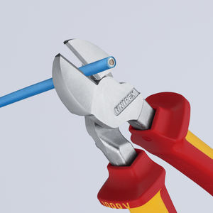 KNIPEX 74 06 200 Coupe-fils diagonaux robustes avec poignées isolées et poignées multi-composants - Product Image 3