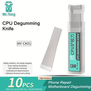 YCS Mr Yang MY-CK01 tampon à souder adhésif lame de pelle rapide pour <span class=keywords><strong>téléphone</strong></span> portable carte mère CPU puce enlèvement de colle lame de grattoir - Product Image 3