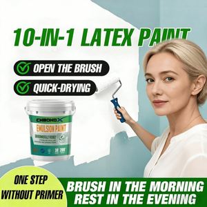 Pintura de Látex para Paredes Interiores, Pintura para Interiores del Hogar para Reparación y Renovación de Paredes, Revestimiento Ecológico - Product Image 1