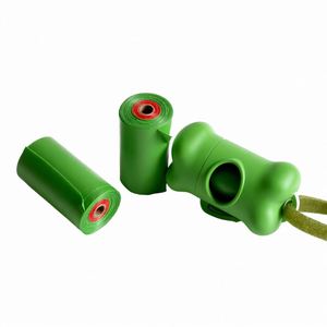 Sacs à déjections canines personnalisés en gros d'usine, écologiques, durables, anti-fuites, en plastique recyclé, avec distributeur - Product Image 1