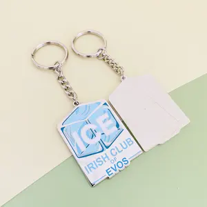 Free Design Custom Key Holder Promotional Souvenir Bag Car Key ring Custom Keychains For Company And Club
