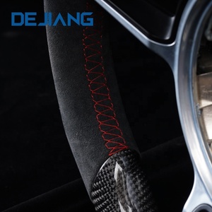 <span class=keywords><strong>Volant</strong></span> en fibre de carbone véritable en promotion pour <span class=keywords><strong>Porsche</strong></span> Macan Panamera <span class=keywords><strong>Cayenne</strong></span> Cayman Boxster 991 992 970 971 918 997 718 981 982 - Product Image 6