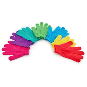 Milieuvriendelijke Vingers Bad Wanten Koreaanse Spa Verwijderen Dode Huid Douche <span class=keywords><strong>Scrub</strong></span> Bad Schoner Exfoliërende Handschoenen Voor Baden - Product Image 4