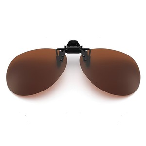 Lunettes de soleil polarisées à clipser unisexe style aviateur, verres TAC 1.56, protection UV, anti-radiation, pour la conduite - Product Image 4