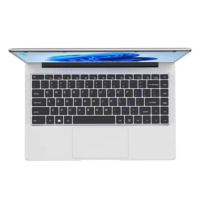 14 Inch Metal Slim Laptop for Students Quad Core 8GB RAM IPS Display 120Hz 4000mAh Battery Camera English Keyboard US Plug Brand