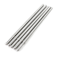 Tiges de suspension en acier inoxydable avec revêtement en zinc, embout droit en forme de flèche, pince de suspension pour tuyaux, tige filetée 180/230 mm, support de suspension pour tuyaux