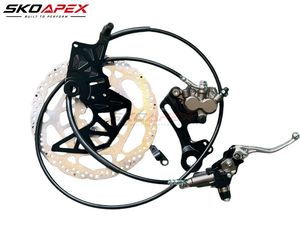 Kit de système de freinage hydraulique arrière avec support de rotor pour Talaria XXX X3 MX3 MX4 Sur Ron Light Bee LBX 79 Bike Falcon Pro - Product Image 2