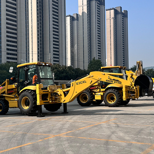 Oferta Especial: Mini Cargadora Retroexcavadora 4x4, Excavadora con Cargador, Equipo de Construcción - Product Image 2