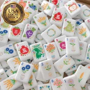 Custom-made American Mahjong Tiles with , Suitable Engraved Luxury Set American Mahjong Tiles for <b>Entertainment</b> and Family - Product Image 1