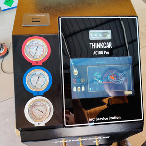 ThinkCar AC100pro Machine <span class=keywords><strong>de</strong></span> récupération et <span class=keywords><strong>de</strong></span> purge <span class=keywords><strong>de</strong></span> climatisation automobile, récupère et recharges R134a/R1234yf, 42L/Min, vide, certifiée CE, pour garages mondiaux - Product Image 2
